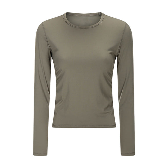 Playera Deportiva Mujer Cuello Redondo con Tecnología Stretch