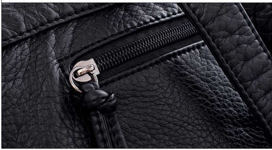 Mochila de Cuero Suave para Mamá - Bolso Versátil Multiuso - Image 24