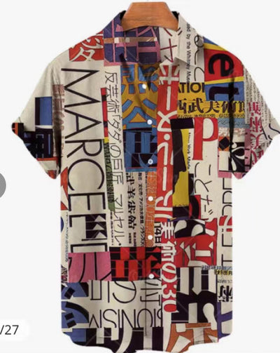 Camisa Hawaiana con Estampado 3D para Hombre - Diseño Casual Moderno - Image 2