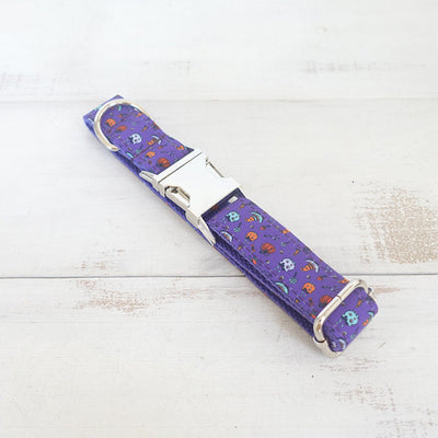 Collar para Perro con Estampado Morado de Halloween - Image 3