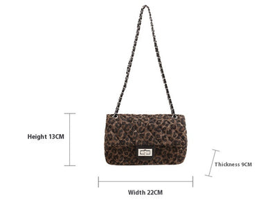 Bolso Bandolera Cuadrado Estampado Leopardo - Image 9