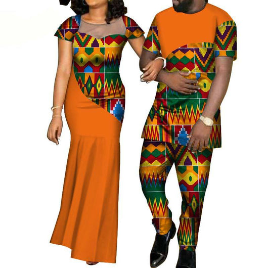 Conjunto de Traje a Juego en Algodón con Estampado Batik - Image 2