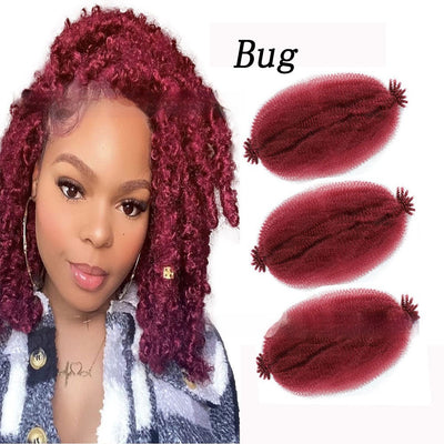 Peluca Crochet Afro Rizado con Cabello Sintético - Trenzas y Dreadlocks - Image 16