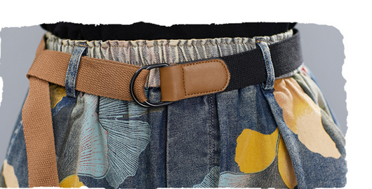 Pantalón Denim Estampado Pierna Ancha para Mujer - Image 17