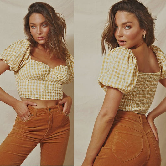 Blusa Crop Top Estampada Sexy con Pecho Envuelto para Primavera y Verano - Image 11