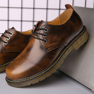 Zapatos de Trabajo en Cuero Genuino para Hombre - Diseño Versátil y Duradero - Image 8