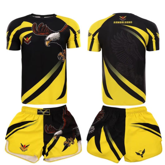 Ropa de Entrenamiento de Boxeo Ajustada de Secado Rápido - Image 9