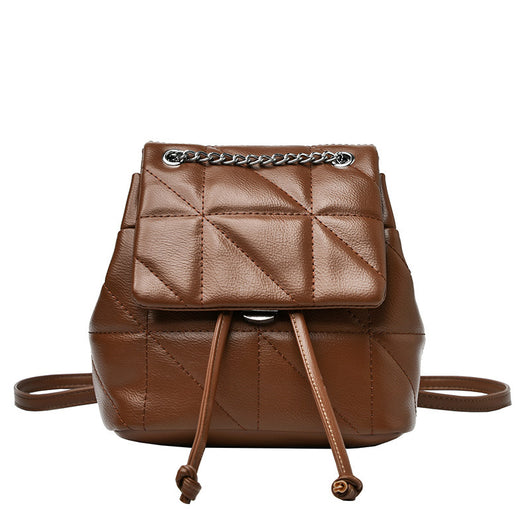 Mochila de Cuero Suave Convertible - Diseño Minimalista y Versátil - Image 9