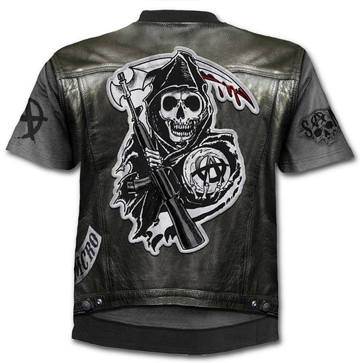 Camiseta Manga Corta Talla Grande con Estampado Digital 3D - Image 21