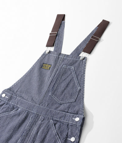 Pantalón de Trabajo Tipo Peto Canvas a Rayas para Leñador y Ferrocarril - Image 19