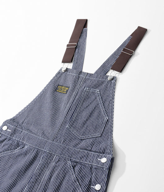 Pantalón de Trabajo Tipo Peto Canvas a Rayas para Leñador y Ferrocarril - Image 19