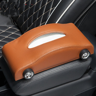 Dispensador de Pañuelos para Auto con Señal de Parada Creativa - Image 22