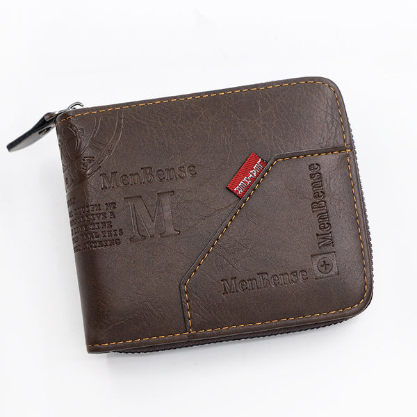 Billetera Hombre Tri-fold Capacidad Grande con Cadena y Múltiples Compartimentos - Image 3