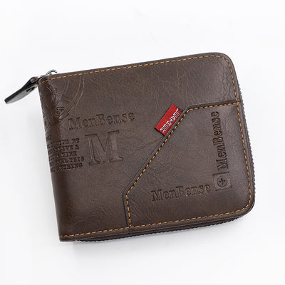 Billetera Hombre Tri-fold Capacidad Grande con Cadena y Múltiples Compartimentos - Image 3