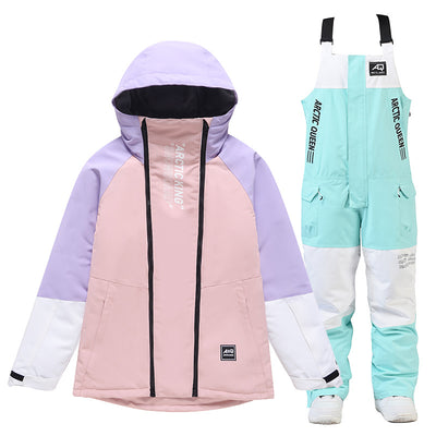 Pantalones de Esquí Impermeables para Mujer con Doble Capa Térmica - Image 17