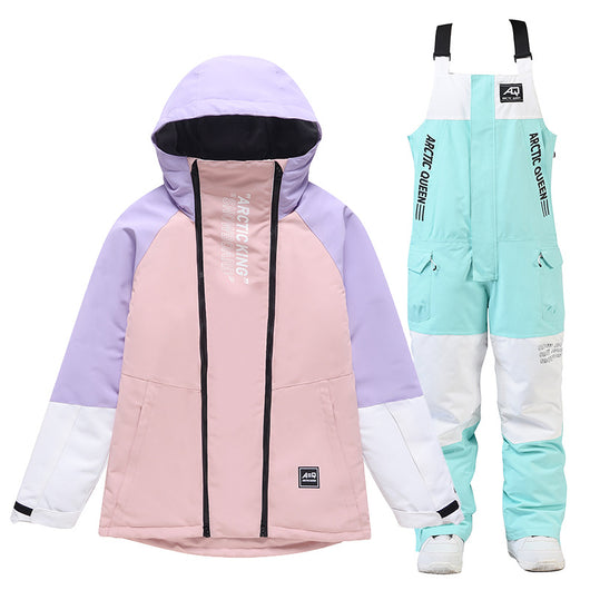 Pantalones de Esquí Impermeables para Mujer con Doble Capa Térmica - Image 17