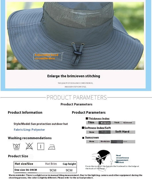 Gorro Bucket Protección UV para Hombre - Ideal para Viajes y Actividades al Aire Libre - Image 11