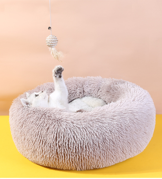 Cama Térmica Redonda de Felpa para Gatos - Invierno y Otoño - Image 42
