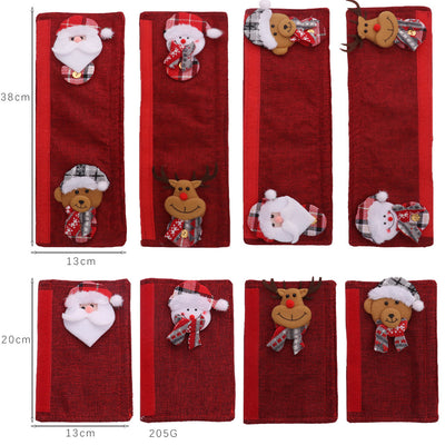 Set de 8 Muñecos Navideños para Manijas de Refrigerador - Image 6