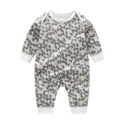 Pijama Enterizo de Algodón Orgánico para Bebé - Primavera y Otoño - Image 8