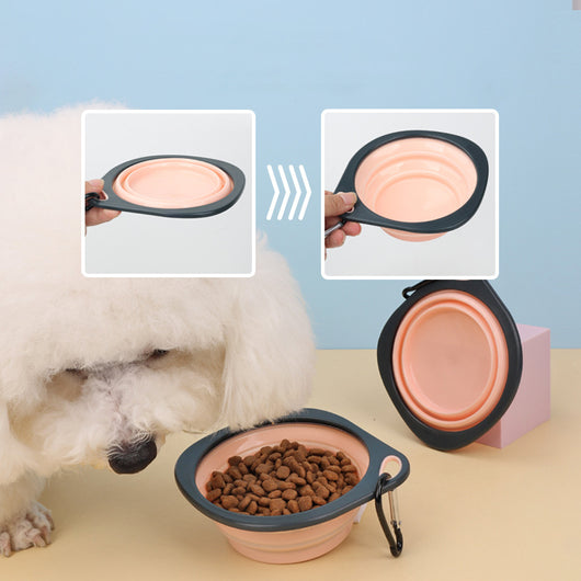 Comedero Plegable Portátil para Mascotas - Tazón de Viaje Multicolor para Perros y Gatos - Image 8