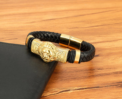 Pulsera Magnética de Cuero Genuino para Hombre - Acero Inoxidable Resistente - Image 13