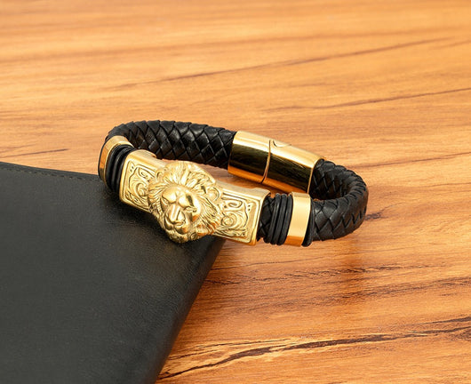Pulsera Magnética de Cuero Genuino para Hombre - Acero Inoxidable Resistente - Image 13