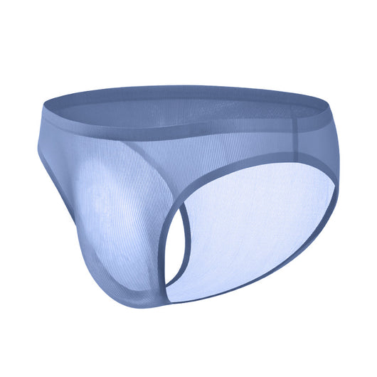 Calzoncillos de Seda de Hielo Translúcidos Ultra Delgados sin Costuras para Hombre - Image 4
