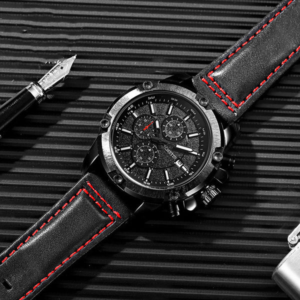 Reloj Multifunción con Calendario para Hombre - Resistente al Agua