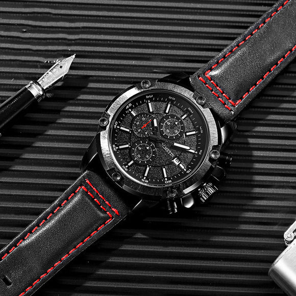 Reloj Multifunción con Calendario para Hombre - Resistente al Agua