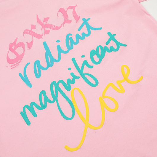 Camiseta Unisex con Estampado de Letras Pintadas a Mano - Image 3