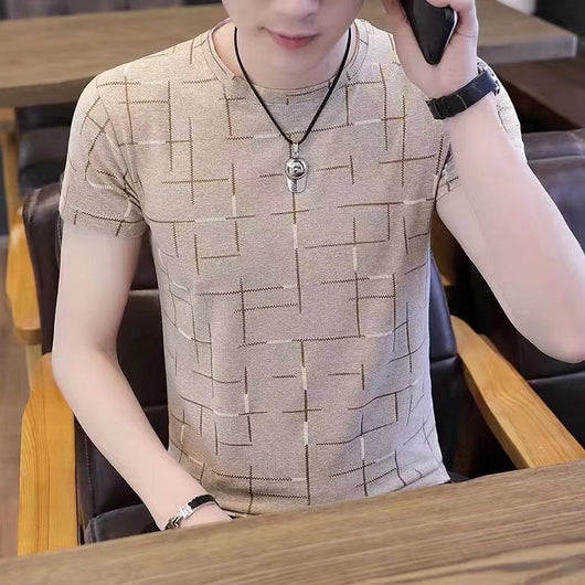 Camiseta Casual Hombre Estampado Moderno Manga Corta - Image 3