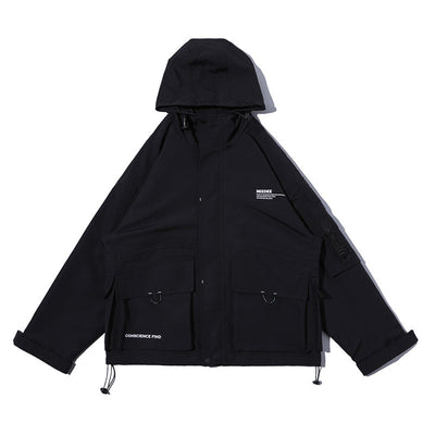 Chaqueta Cargo Impermeable con Capucha y Múltiples Bolsillos - Image 8