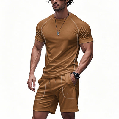 Conjunto Minimalista de Shorts y Playera de Algodón Suelta - Image 18