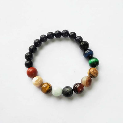 Pulsera del Sistema Solar con Piedras Naturales - Chakras y Energía Cósmica - Image 14