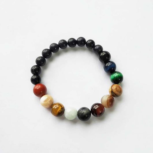 Pulsera del Sistema Solar con Piedras Naturales - Chakras y Energía Cósmica - Image 14