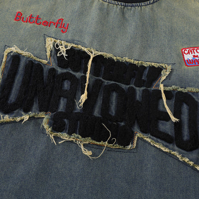 Playera Tie-dye Degradado en Denim para Hombre - Image 4