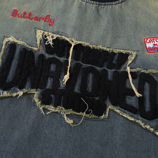 Playera Tie-dye Degradado en Denim para Hombre - Image 4