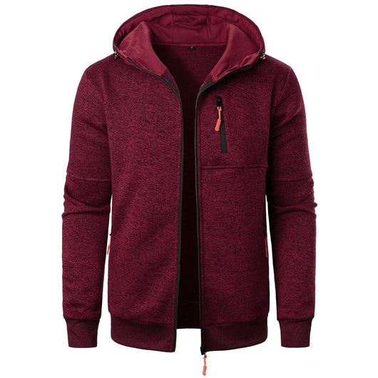 Cardigan Deportivo con Capucha Jacquard para Hombre - Image 2