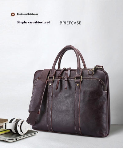Maletín de Cuero para Hombre - Bolso Bandolera Profesional - Image 9
