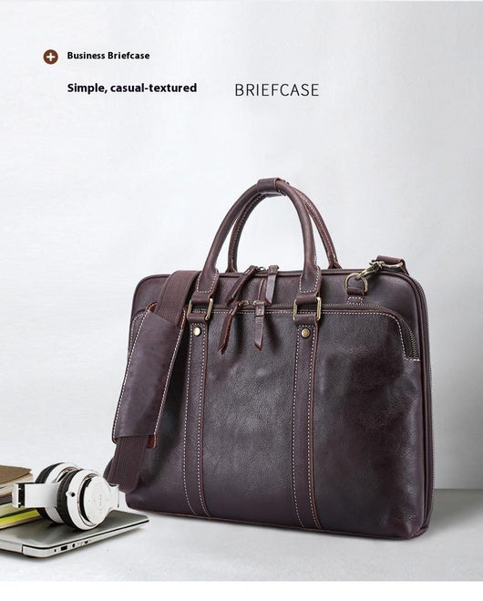 Maletín de Cuero para Hombre - Bolso Bandolera Profesional - Image 9