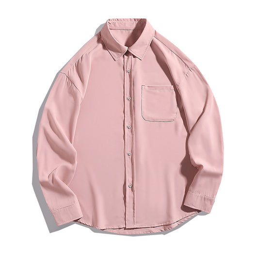 Camisa Larga Drapeada Estilo Japonés para Hombre - Image 6