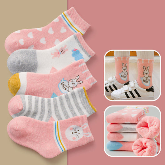 Calcetines Térmicos Infantiles Estampados - Tubo Grueso para Invierno - Image 10