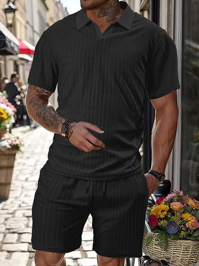 Pantalones Cortos Casuales para Hombre con Tela Jacquard Micro-elástica Transpirable - Image 14