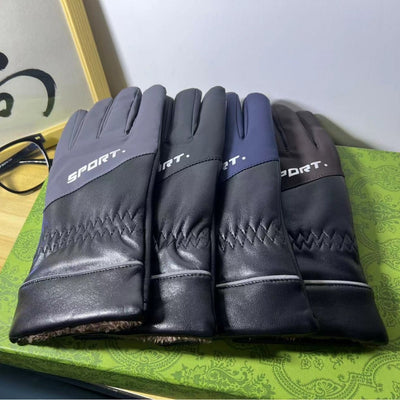 Guantes de Punto Gruesos para Hombre, a Prueba de Viento y Frío - Image 10