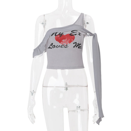 Blusa Fresca de Tirante Oblicuo para Verano - Image 14