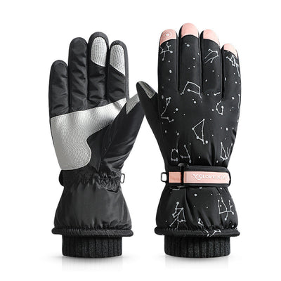 Guantes Térmicos Acolchados para Ciclismo con Relleno de Terciopelo y Algodón - Image 10