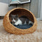 Cama Nido Tejida a Mano para Gatos y Mascotas