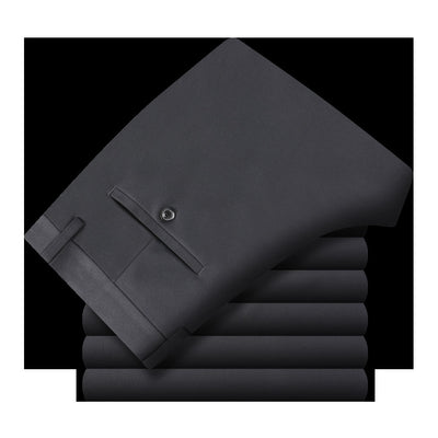 Pantalones de Seda Helada para Hombre - Corte Recto Casual Profesional - Image 7