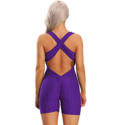 Enterizo Deportivo Backless para Yoga y Fitness - Image 29